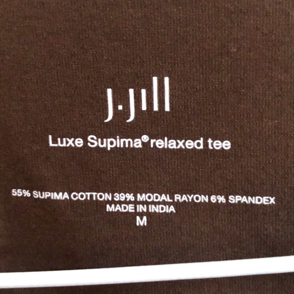 J.Jill Cotton T-shirt - size M - Picture 4 of 6
